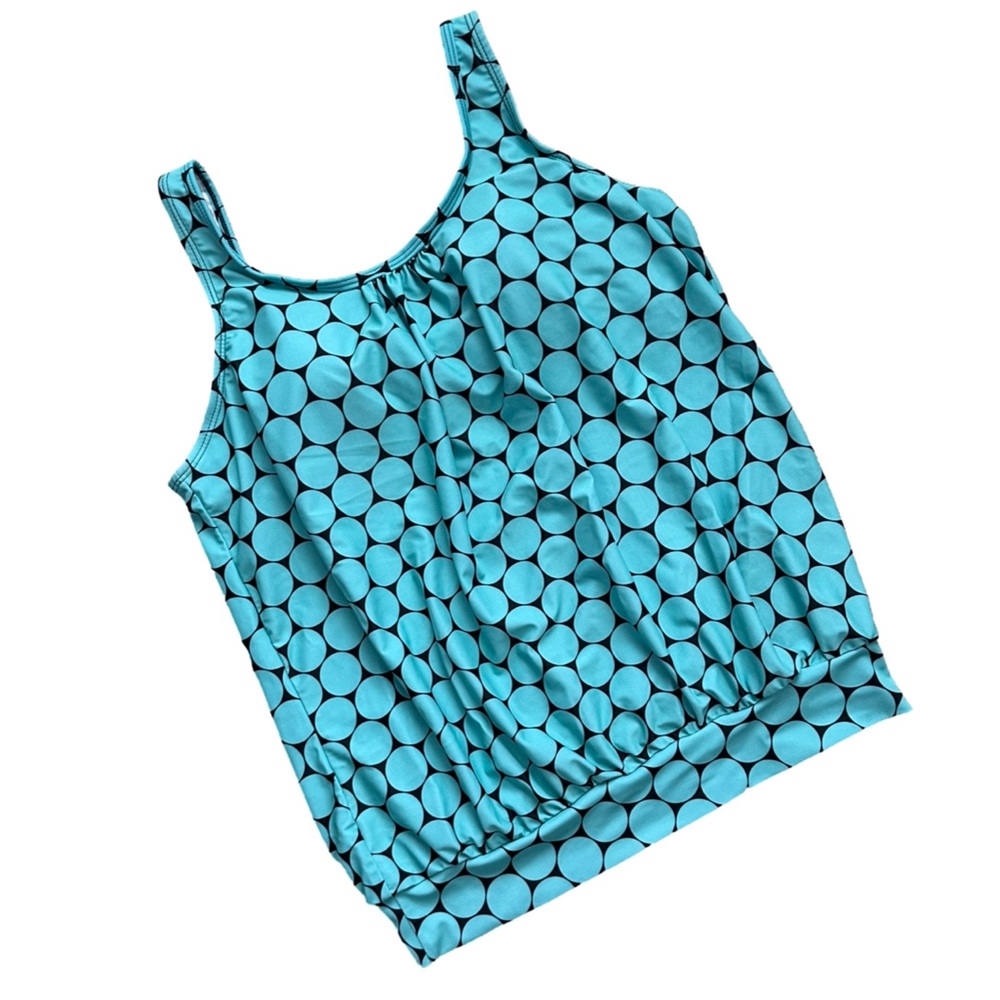 NEXT Womans tankini Swim turquoise/Teal-Green-Blue/Black size Large